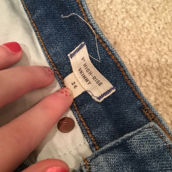 Madewell Denim High Rise Skinny Jeans - Picture 9 of 16